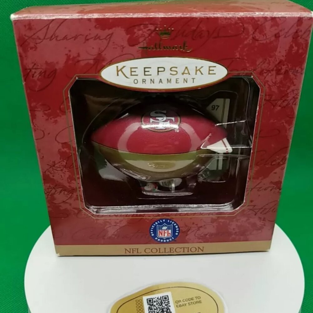 Hallmark Keepsake Ornament 1997 San Francisco 49ers Blimp NFL COLLECTION